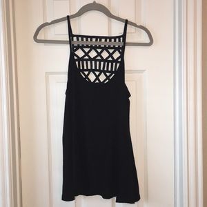 Black tank top